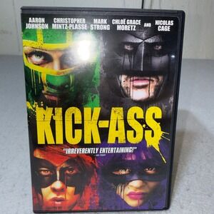 Kick-Ass DVD 2010 Action Comedy Nicolas Cage Chloe Grace Moretz Lionsgate R Rate